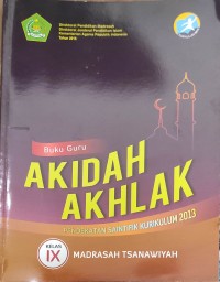 Image of BUKU GURU AKIDAH AKHLAK KELAS IX