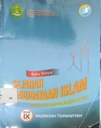 Image of BUKU SISWA SEJARAH KEBUDAYAAN ISLAM KELAS IX