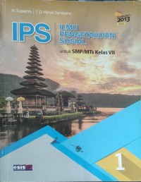 Image of IPS Ilmu Pengetahuan Sosial KELAS VII