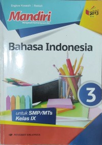 Image of MANDIRI BAHASA INDONESIA KELAS IX