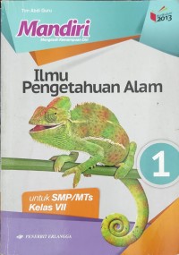 Image of MANDIRI Ilmu Pengetahuan Alam Kelas VII